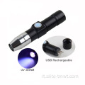 365 nm Rilevatore di denaro UV Light Pen Identification Flashlight